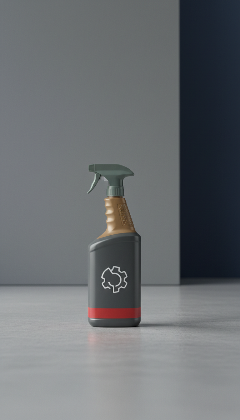 Fleet-safe degreaser spray bottle